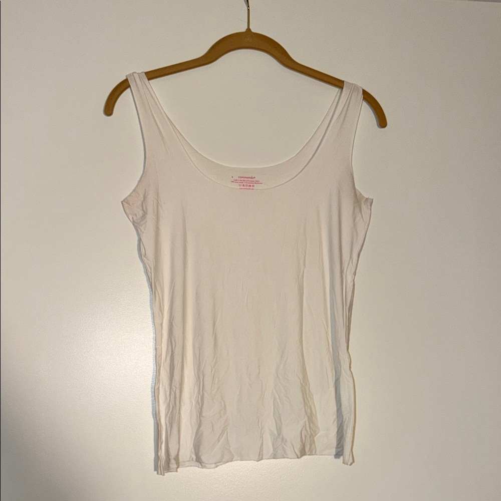 Commando Women’s‎ white thin tank top size small